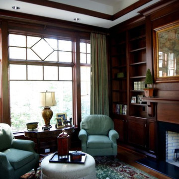 A large shingle style home