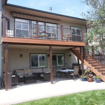 Trex Transcend over Paver Patio