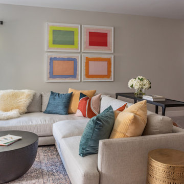 Charming and Playful Basement