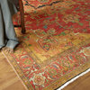 Antique Weave Serapi Hand-Knotted Wool Rust/Gold Area Rug, 6'x9'