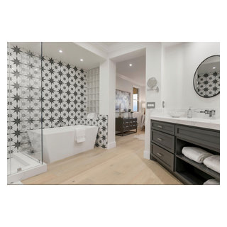 Warner Avenue, Huntington Beach, CA. - Midcentury - Bathroom - Orange ...