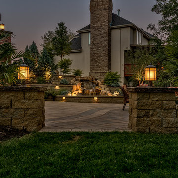 Sneak Peak into Dream Landscape with Custom Lighting and Water Fall