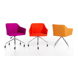 Kets 4-Ways Swivel Armchair by B&T - Dining Chairs