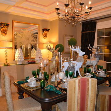 MY 2014 CHRISTMAS TREE, REINDEER & TABLE SETTINGS