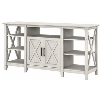 Key West Tall TV Stand for 65 Inch TV in Linen White Oak - Engineered Wood