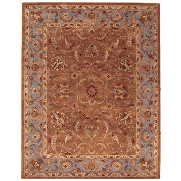Safavieh Heritage Collection HG812 Rug, Brown/Blue, 12' X 18'