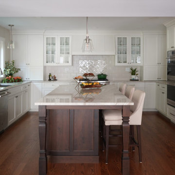Classic Transitional Kitchen, Family Room and More
