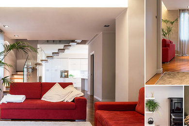 Diseño de diseño residencial contemporáneo grande