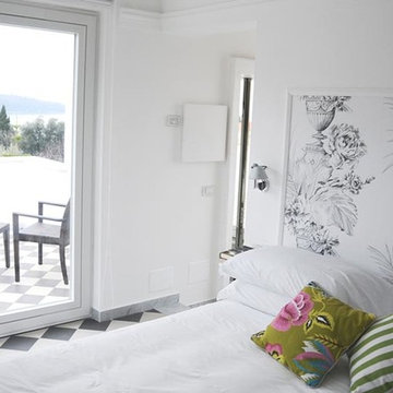 Bedroom floors and walls