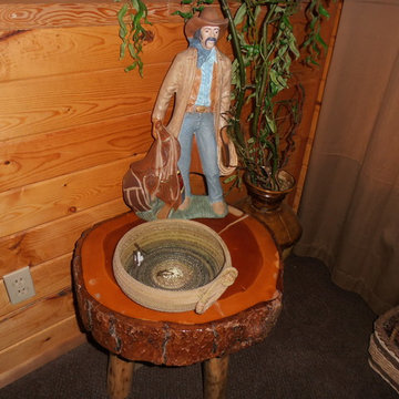 Western Cowboy Mirrors and Ranch Rope Bowls