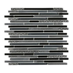 Exotic Glass Marble Metal Mix H-483 - Tile