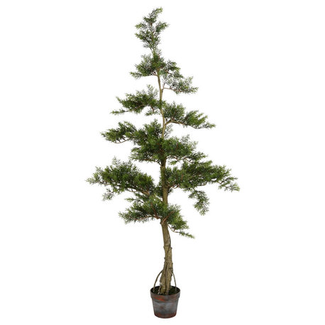 Vickerman Potted Cedar Tree, 5'