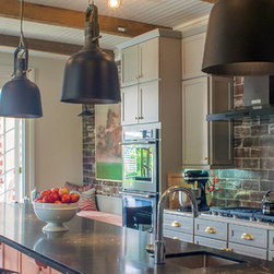 Troy Lighting Hanger 31 1 Light Large Pendant in Old Silver with Aged Brass Acce - Products