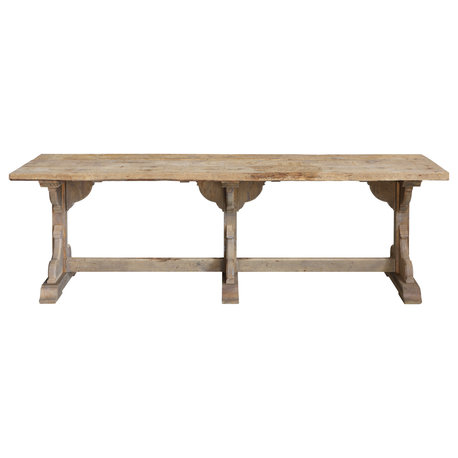 Reclaimed Wood Table With Trussel