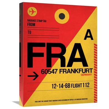 "FRA Frankfurt Luggage Tag 2" Fine Art Print