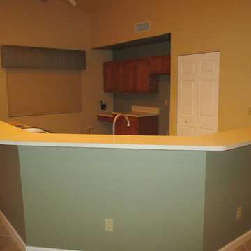 Removed these original walls to maximize cabinet storage