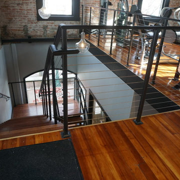 Shape Fitness Cable Wire Railing Job, Worthington, Ohio