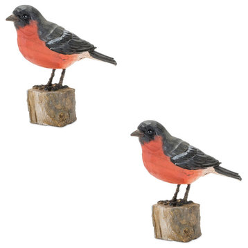 Bird on Stump, 2-Piece Set