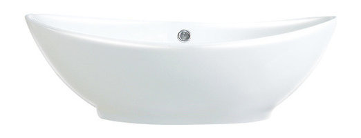 Susan China Oval Vessel Sink White 23 Contemporary Bathroom Susan China Oval Vessel Sink White 23