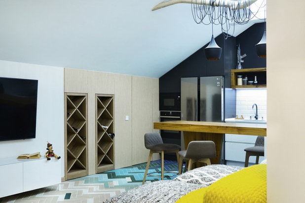 Современный Кухня by Interior designers Pavel and Svetlana Alekseeva