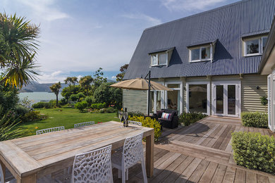 Design ideas for an expansive backyard deck in Christchurch.