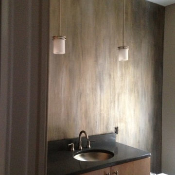 bathroom accent walls