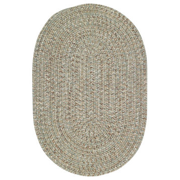 Capel Sea Pottery Carribbean 0110_450 Braided Rugs - 3' X 5' Oval