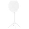 Sky Round Folding Bar Table 24 inch White