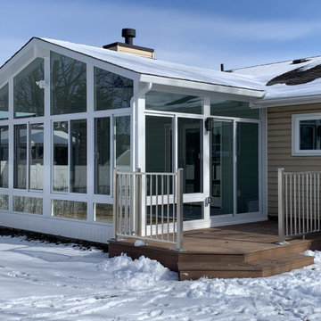 Elk Grove Village, IL Three Season Gable Sunroom