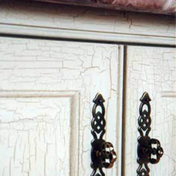 Crackle Faux Finish - Dining Room Sideboard/ Buffet