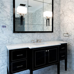 Long Island House -  Vanity and Medicine Cabinet - Bathroom Vanities And Sink Consoles