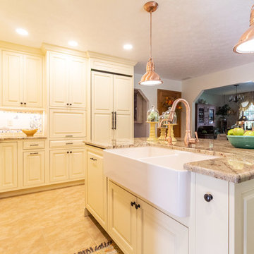 Yellow Traditional Kitchen Remodel, Fairmont, 2018