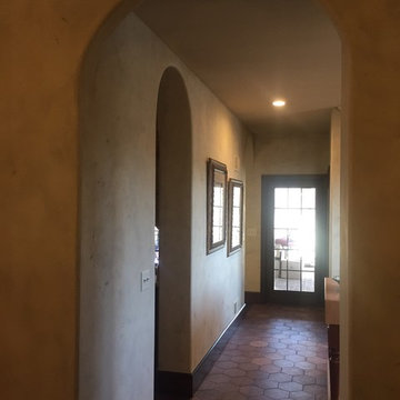 Old, worn plaster finish