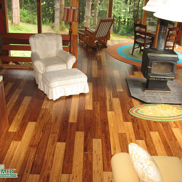 Dark and Light Eucalyptus Flooring