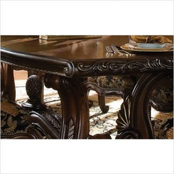 AICO Furniture - Oppulente Rectangular Dining Table in Sienna Spice - 67002T-52/ - Dining Tables
