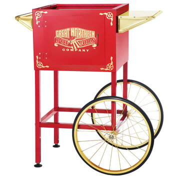 Popcorn Cart Vintage Replacement Stand for 8-Ounce Poppers With Shelf