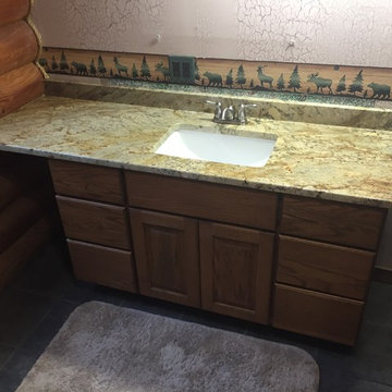 Birnamwood Bath Cabinet & Granite Top 07-28-2016