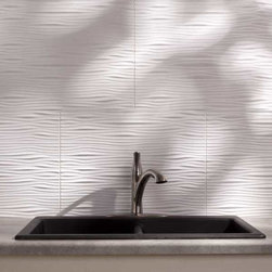 Fasade Waves, Matte White - Home Decor