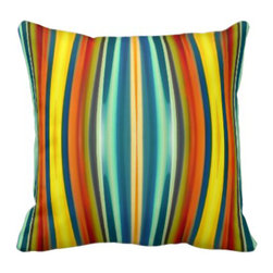 Abstract Art Fury Pattern 2 Pillow - Decorative Pillows