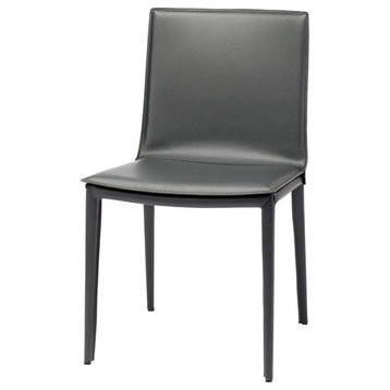 Palma Dining Chair, Matte Dark Gray