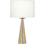 Robert Abbey - Dal Table Lamp, Modern Brass - Dal Contemporary Table Lamp