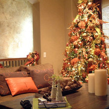Orange and gold Christmas