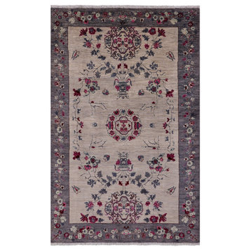 William Morris Hand Knotted Rug 5' 0" X 7' 6" Q8488