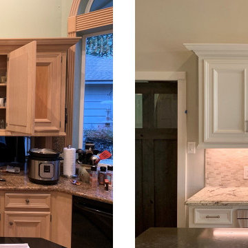 Before and After remodel