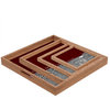 Deny Designs Bird Ave Texas A And M Maroon Square Tray