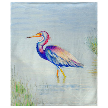 Betsy Drake Tri-Colored Heron Throw