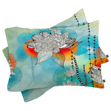 Deny Designs Iveta Abolina Coral Pillow Shams, Queen
