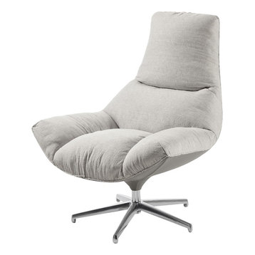 Nuvola Contemporary Armchair, Grey