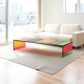 Modern Clear Lucite & Acrylic Coffee Tables