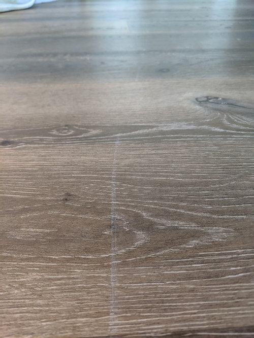 Luxury Vinyl Scratch, How To Repair Gouges In Vinyl Plank Flooring